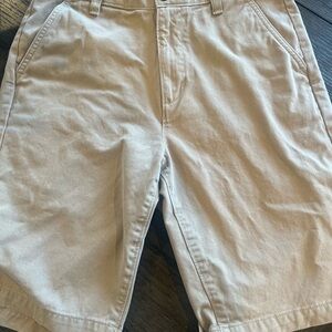 Eddie Bauer Tan Flat Front Casual Shorts